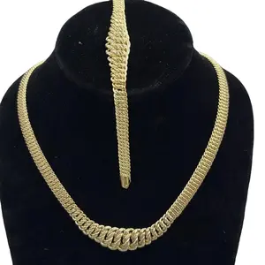 10k set corte princesa gargantilla y manilla