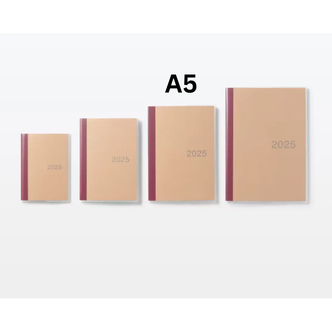Muji 2025 Monthly Planner A5 Book Starting on Monday/ Starting December 2024