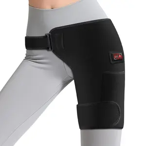 Light Thigh Guard, 3 Modes Heat Therapy Massage, Light Thigh Strap Hip Support, 105 LED Beads, Unisex, Universal Fit