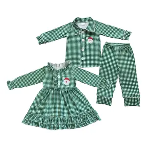 Christmas plaid Santa Matching pajamas