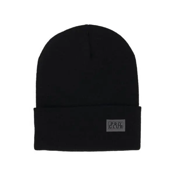 Pro Club Men's Cuffed Beanie Cotton Unisex Chilly Weather Warm Fit 80% Acrylic 20% Polyester Soft Rib Knit One Size Fits All PROCLUB Style #181CB