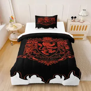 Harry Potter Soft Bedding Set, Includes 1 Blanket and 1 or 2 Pillowcases Without Pillows, Perfect Gift Idea
