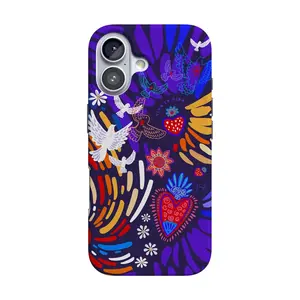 Casely iPhone 17 Case | Viva La Vida | Frida Kahlo Collage | Compatible with MagSafe | Classic Ultra Thin Design