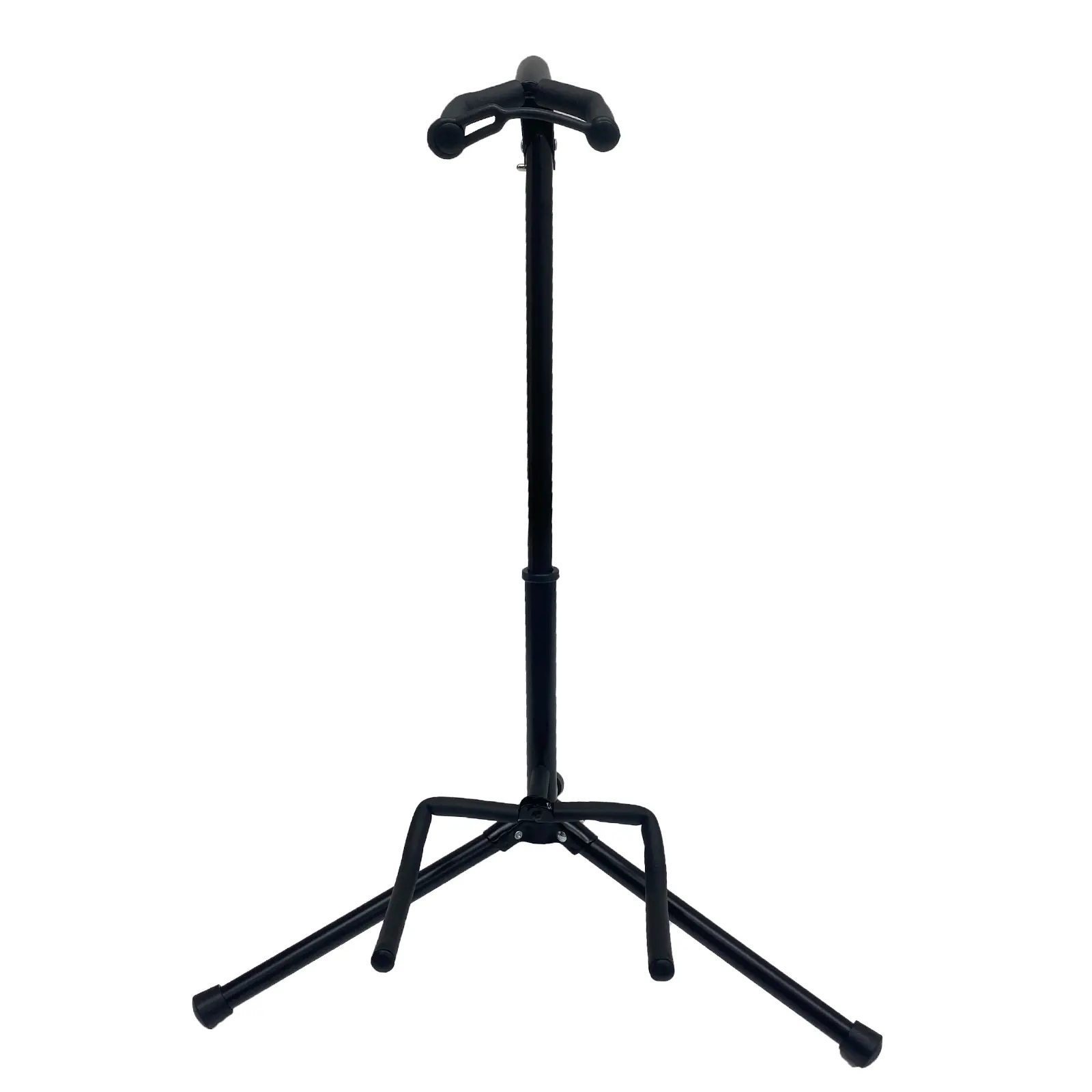 Yokoma Floor Guitar Stand - Tripod Holder with 8.5" Wide Cradle, Silicone Lock, Soft Sponge Pad, Non-Slip Ft for Acoustic, Electric Guitars (Hardware Accessory), Guitar Stands Floor, Wide 8.5" Cradle