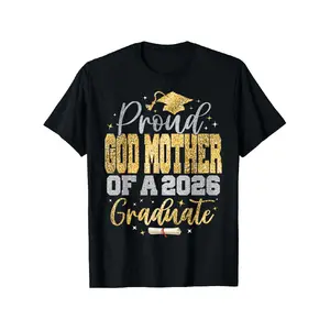 Proud Godmother of a Class of 2026 Graduate Graduation T-Shirt