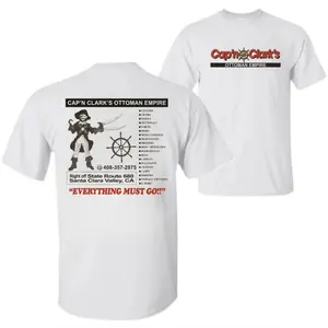 Cap'n Clark's Ottoman Empire Two Sides Shirt, Chiwetel Ejiofor, Funny Graphic Shirt, Unisex Sweater Pullover Tee