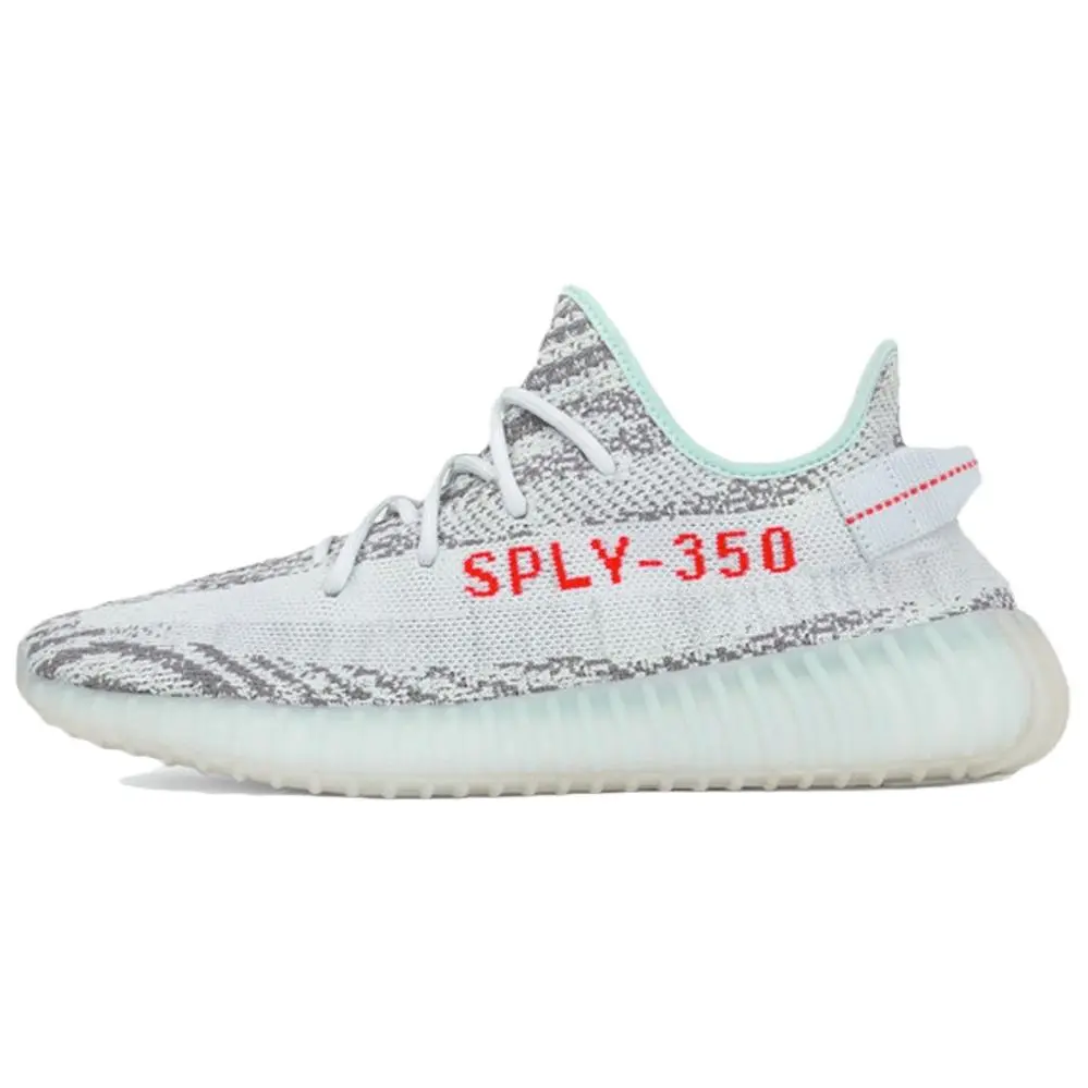 Adidas Yeezy Boost 350 V2 'Blue Tint' 2017 Sports Sneaker, Casual Wear, Breathable Mesh, Boost Midsole, True Size Sports Footwear, Unisex, Urban Style, Lifestyle