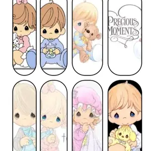 Precious Moments Krazy Kreative Cow Print Waterslide Nail Decals - 10g, 10ml, Handmade, Reusable, Easy to Apply & Remove, Available in Sizes S-50mm