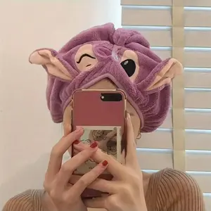 Women's Thickened New Creative Hair Drying Towel, Soft Absorbent Quick-Dry Home Use Head Wrap, Stylish Dryer Cap for Women