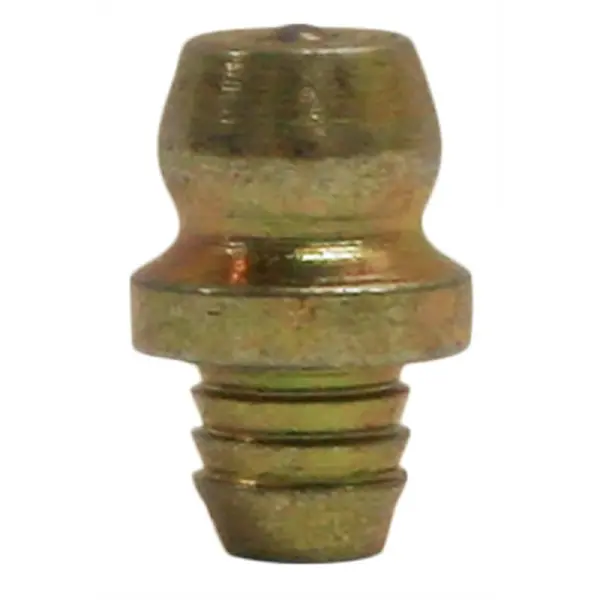 American Lube Equipment 3/16" Drill Size, Straight, 0.5" Long, Drive-Type Grease Fitting DR-316