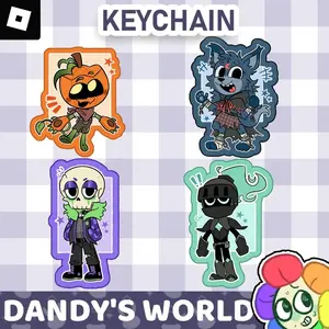 Roblox Dandy's World Keychains, Dandy's World Charm