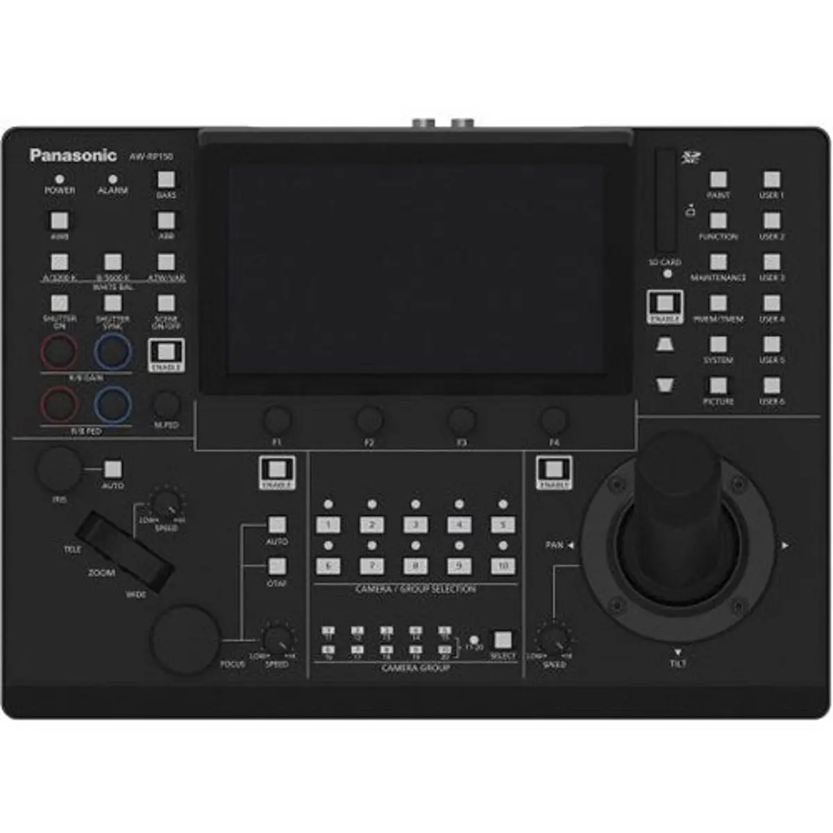 Panasonic AW-RP150GJ Touchscreen Remote Camera Controller, Requires Power Supply