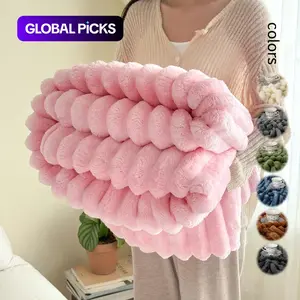 Solid Color Soft Blanket, 1 Count Lightweight Throw Blanket, Warm Nap Blanket, Warm & Cozy Blanket for Bed, Couch, Sofa, Living Room, Office, Dorm, Travel & Camping