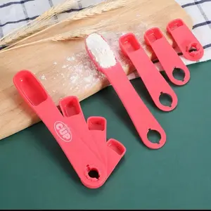 Swivel Measuring Spoon, Multi-Size Kitchen Utensil for Dry/Wet Ingredient Measurement