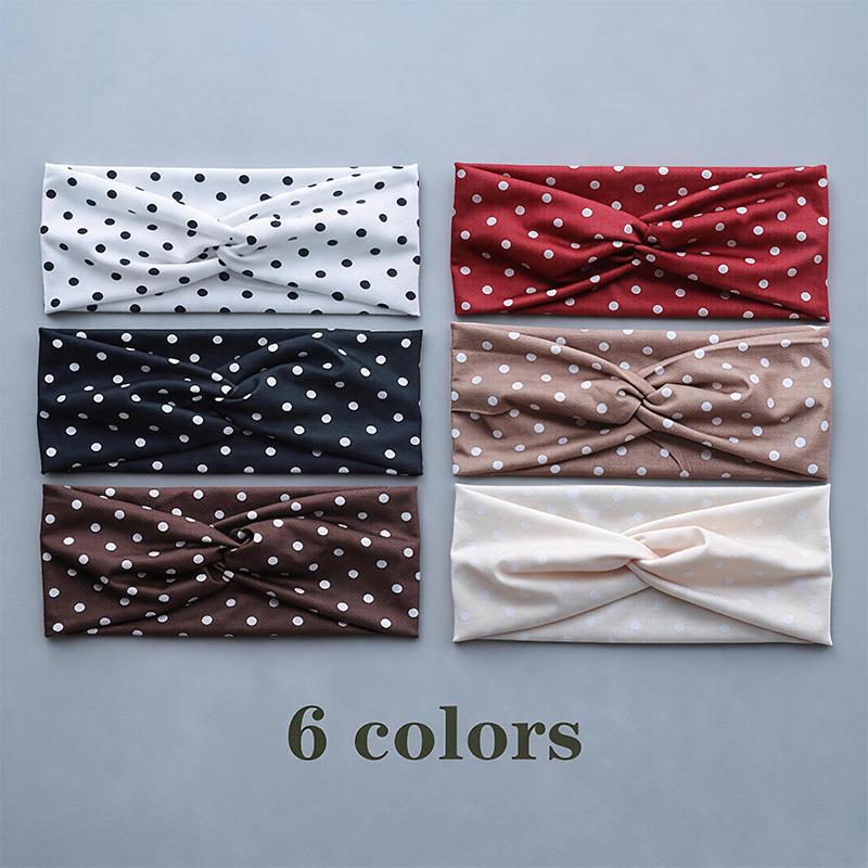 Women's Sporty Sports Headbands (6 Pack) - Elastic Bands, Spandex Cotton, Breathable, Simple Style Hair Accessories for Running Yoga, All Seasons, Ideal Holiday/Birthday Gifts
