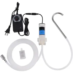 Electric Water Transfer Pump 100-240V Speed Adjustable for Ice Maker Coffee Machine Water Cooling, Grade Auto Siphon Self Priming Pump for Bottling , and Kombucha,2L/Min,Low Noise