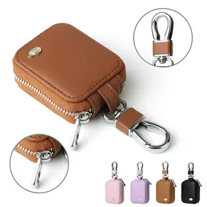 Earbud Case,Earphone Case Headphone Earbud Holder with Stainless Steel Carabiner Cell Phone Accessories Organizer Mini Earbud Pouch for AirPods 4/1/2/3/Pro 2,Wireless Earbuds, Bluetooth Headset, SD Memory Card