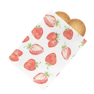 Bulk  50 Pc. Strawberry Paper Treat Bags