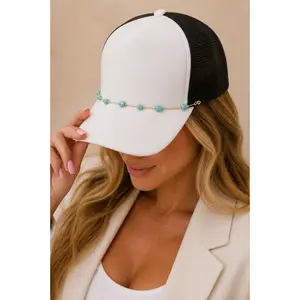 Turquoise Trail Trucker Hat Chain