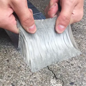 High-temperature Resistant Waterproof Tape, Thick Aluminum Foil Butyl Tape for Pipe, Wall, Pool Roof & Duct Repair, Durable Self-sealing Tape for Leak & Crack Fixing, Adhesive Waterproof Tape