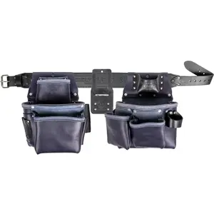 UB5080DB Pro Framer Tool Belt Setup with Double Outer Bag for Efficient Tool Organization and Easy Access