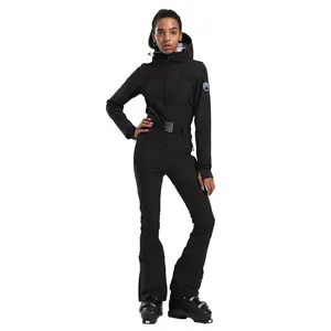 GSOU SNOW Ski Suit Women Snowsuit Slim One Piece Jumpsuit Snow Jackets Waterproof Winter Windproof Outdoor Sports Warm