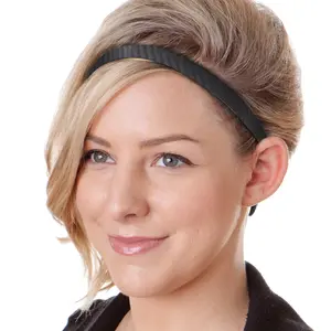 Hipsy Skinny Tech Adjustable No Slip Headband for Women Girls & Teens Casual Hairband Daily Hair Accessory