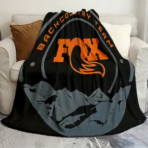 Adult blankets Fox factory41 YM Breathable blanket Plush sofa bed blanket warm blanket travel gift