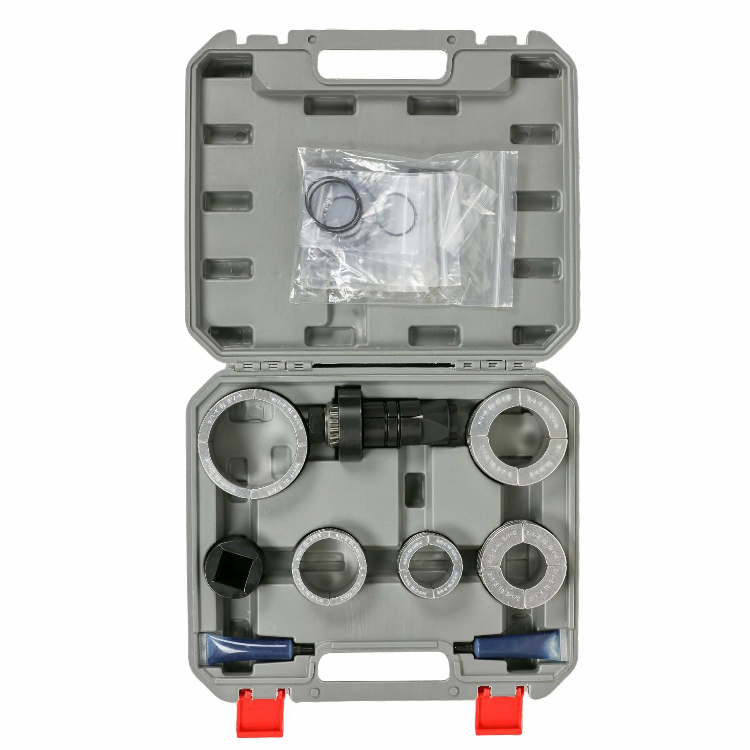 ARES 14025 Aluminum Exhaust Pipe Expander Kit - Ares Kit for Pipe Expansion, Widens from 1-5/8-in to 4-1/4-in Diameter, 7-Piece Impact Rated Set with Heavy Duty Storage Case, Inch