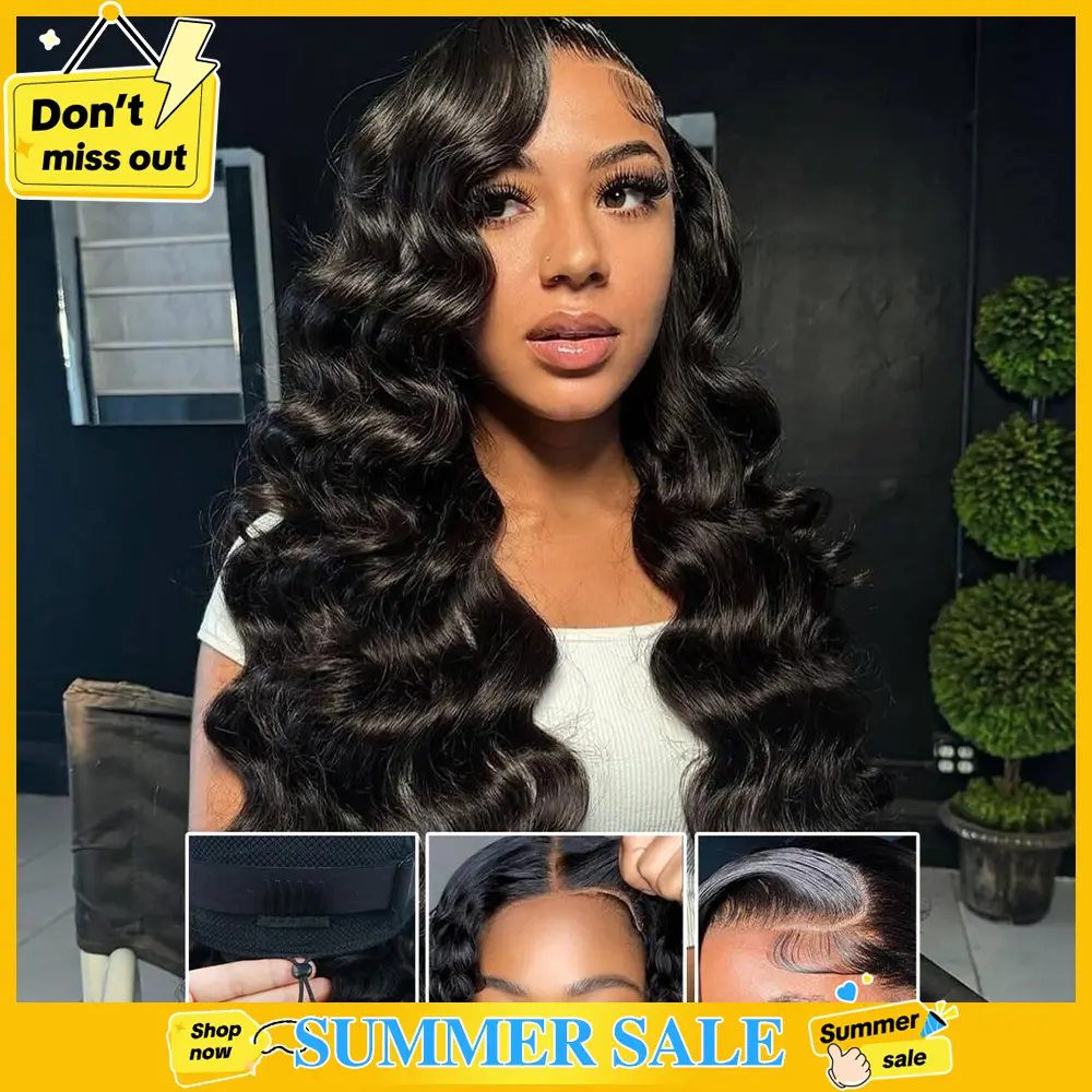 [New in] STERLY 200% Density Burgundy / Black Color 7x6 Glueless Deep / Body Wave Wig with Drawstring Burmese Curly One-Step Glueless Wig 100% Human Hair Wig Natural Color Kinky Curly Ready to Wear Wig #tiktokshopmemorialday