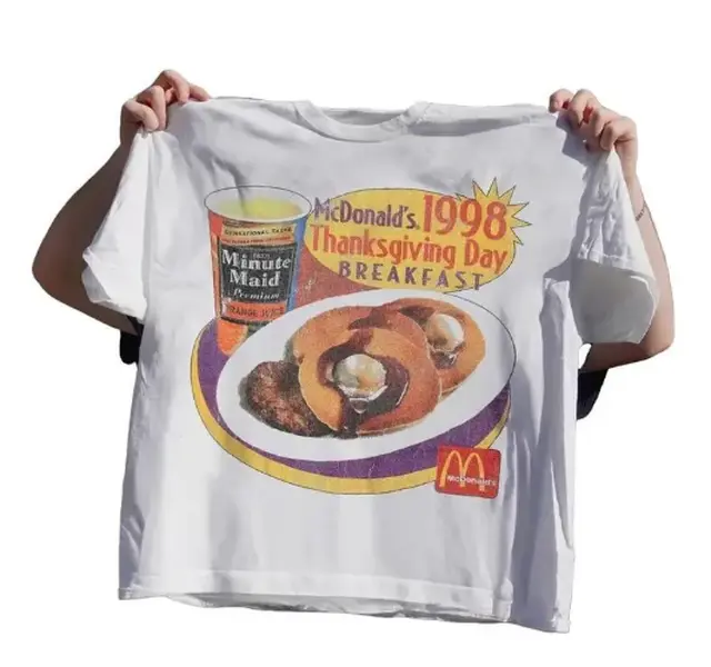 98 Thanksgiving Breakfast Promo Vintage T-shirt, Graphic Tee