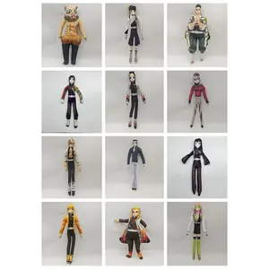 28cm Demon Slayer Kimetsu No Yaiba Abstract Doll Collectible My Wife Shinichi Mouse Plush Toy with Wire Frame for Shaping