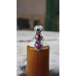 GIVE ME THREE STONES HEART RINGS