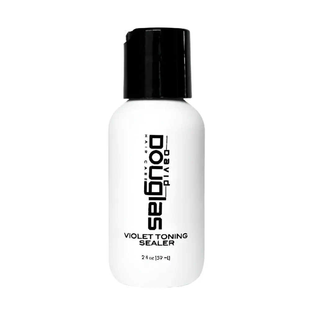 David Douglas Beauty Violet Toning Sealer, 2oz (50ml) Blonde Haircare Product - Violet Pigment, Highlighted Tone Enhancement, pH-Balanced Formula, Neutralizes Yellows, Gray Hair Support, Interactive Usage Capability