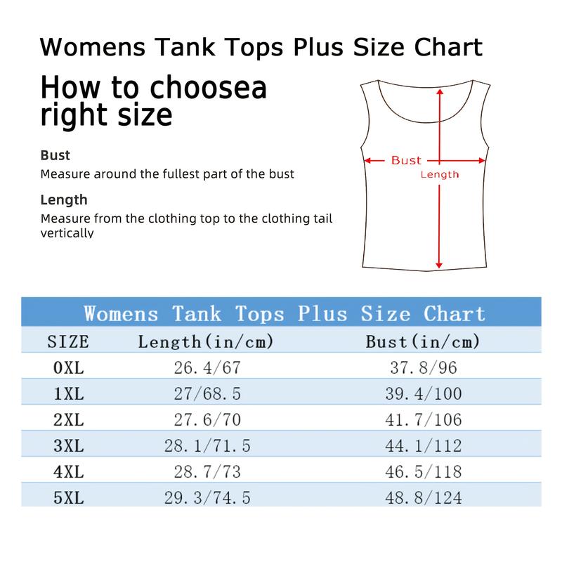 Plus Size Women'S Casual Crew Neck Tank Top with Army Camo Star Patch Print, Sleeveless Knit Fabric Vest, Medium Stretch, Casual Summer & Spring Clothing
