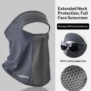 BIGWIG Summer Sports Face & Neck Gaiter — UV-Blocking "Ice Silk" Sun Protection Mask, Summer Outdoor Sports Face Veil, Breathable Cycling Headwear — Face Covering Gear for Cycling, Hiking, and Outdoor Adventures