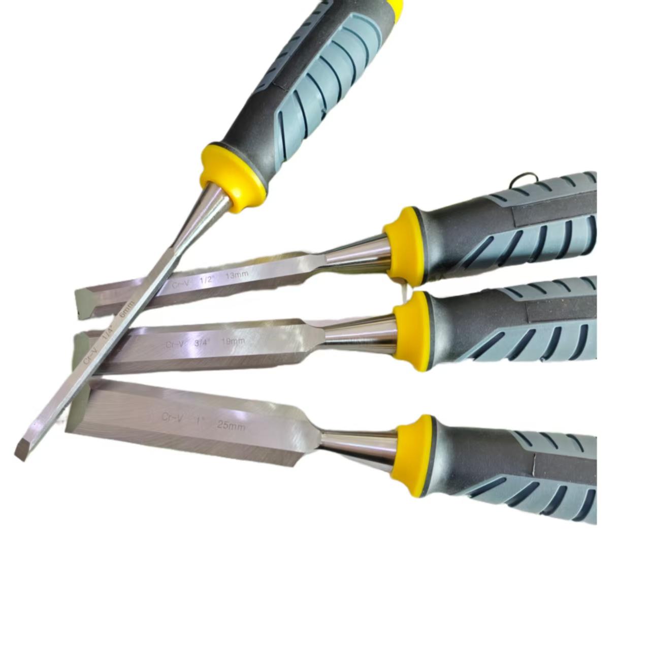 Woodworking chisels, flat gouges/chisels, through-hole chisels, carving chisels, groove cutters, flat chisels—carpenter tools