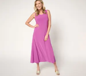 Attitudes by Renee Regular Como Jersey Tank Midi Dress