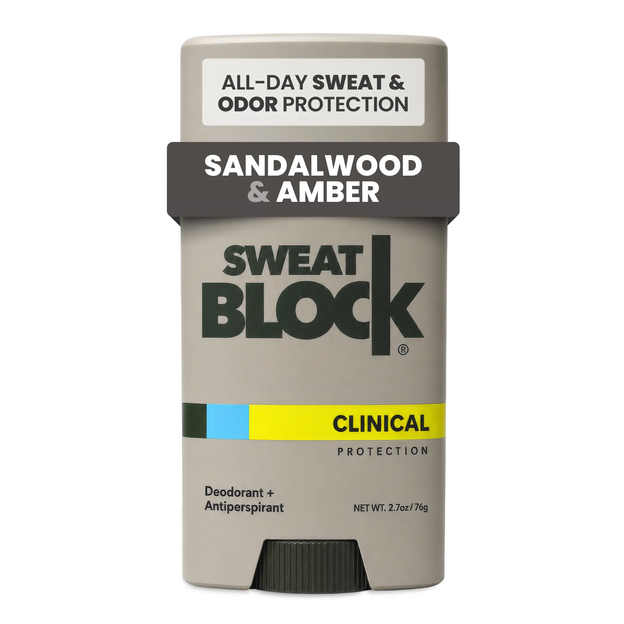 Clinical Deodorant Antiperspirant [48hr] Sandalwood & Amber