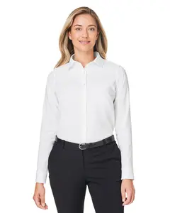 Devon & Jones DG505W Women's CrownLux Performance Spencer Poplin Dress Shirt