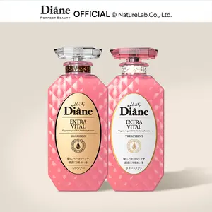 Moist Diane Perfect Beauty Extra Vital Shampoo & Conditioner Set | Keratin Repair & Strengthening Care for Damaged Hair | Official Partner