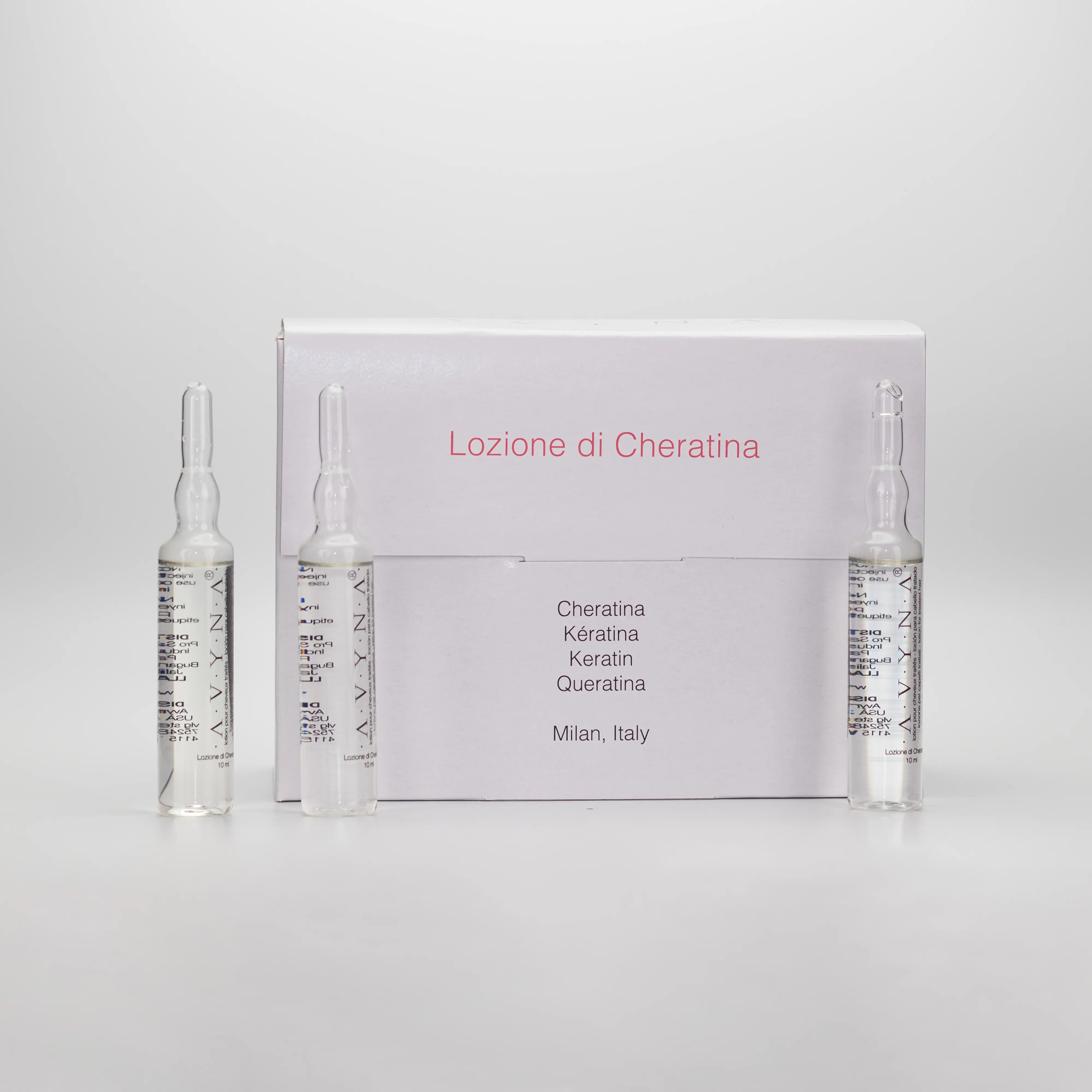 Avyna Keratin Haircare Intense Leave-In Ampoules, Smooth & Silky Hair Treatment