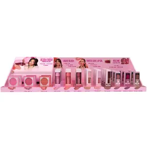 Display de Rubores + Lip Oil Blush Hush Beauty Creations - Venta al por Mayor Display 33 Unidades (BHLBTLKM-PDQ)
