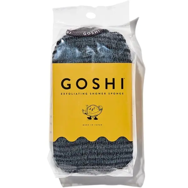 GOSHI Exfoliating Shower Sponge - Rip-Resistant, Rapid-Drying Exfoliating Bath Sponge for All Skin Types - Made in Japan GOSHI Exfoliating Shower Sponge - Rip-Resistant, Rapid-Drying Exfoliating Bath Sponge for All Skin Types - Made in Japan