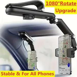Rotatable Car Phone Holder Mount GPS Smartphone Bracket iPhone Samsung Xiaomi, Universal Vehicle Dashboard Accessory Cell Phone Holder