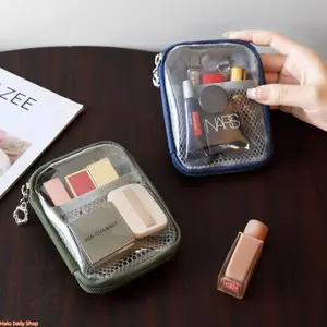 Portable Makeup Bag – Small Travel Toiletry Bag, 2026 New Arrival, Lipstick Organizer, Internal Divider for Essential Makeup Items, Perfect for Travel and Everyday Use.