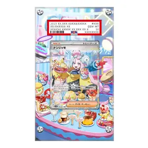 [Display Case]Pokemon Iono Clay Burst Scarlet &amp; Violet sv2D 096/071 SAR, Paldea Evolved 269/193 - Extended Art Pokemon "PSA" Graded Card Display Case.