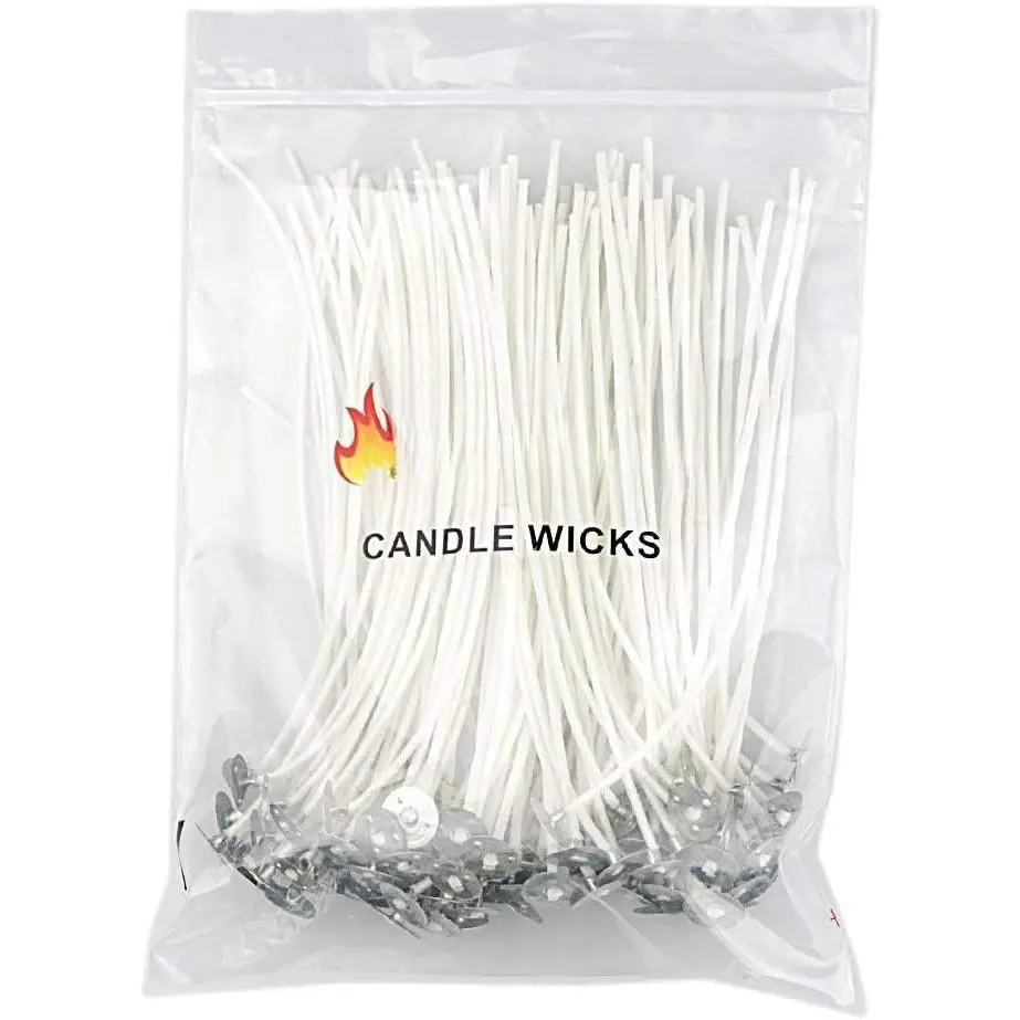 100 count Candle Wick, Low 6" Pre-Waxed & Cotton Core,For Candle Making,Candle DIY 100 count Candle Wick, Low 6" Pre-Waxed & Cotton Core,For Candle Making,Candle DIY