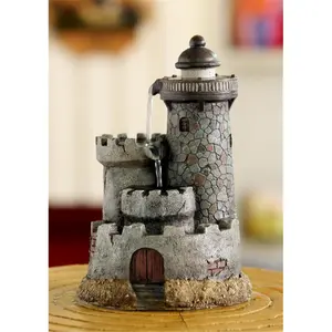Jeco  Lighthouse Tabletop Water Fountain