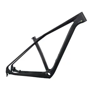 Lightweight Carbon Fiber MTB Bike Frame 15-inch 19-inch XC Hardtail Design Disc Brake Compatible Internal Cable Routing Off Cyclist Gear